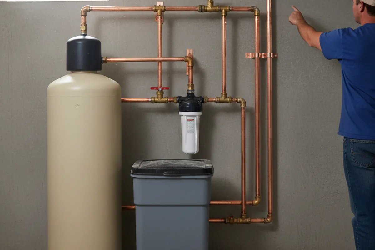 Whole-house water treatment system installed in Diboll